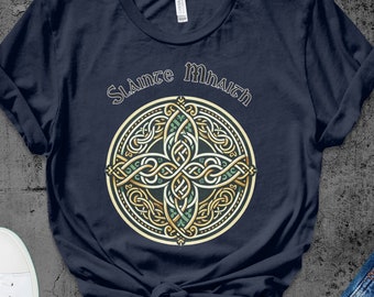 Slainte Mhaith Shirt, St Patrick's Day Shirts, Celtic Knot Design, To your Good Health, Irish Blessing, Irish Shirt, Gaelic, Irish Toast