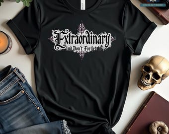 Vintage gothic shirt, witchy aesthetic shirt oversized, dark academia quotes shirt, celestial tshirt gifts for her