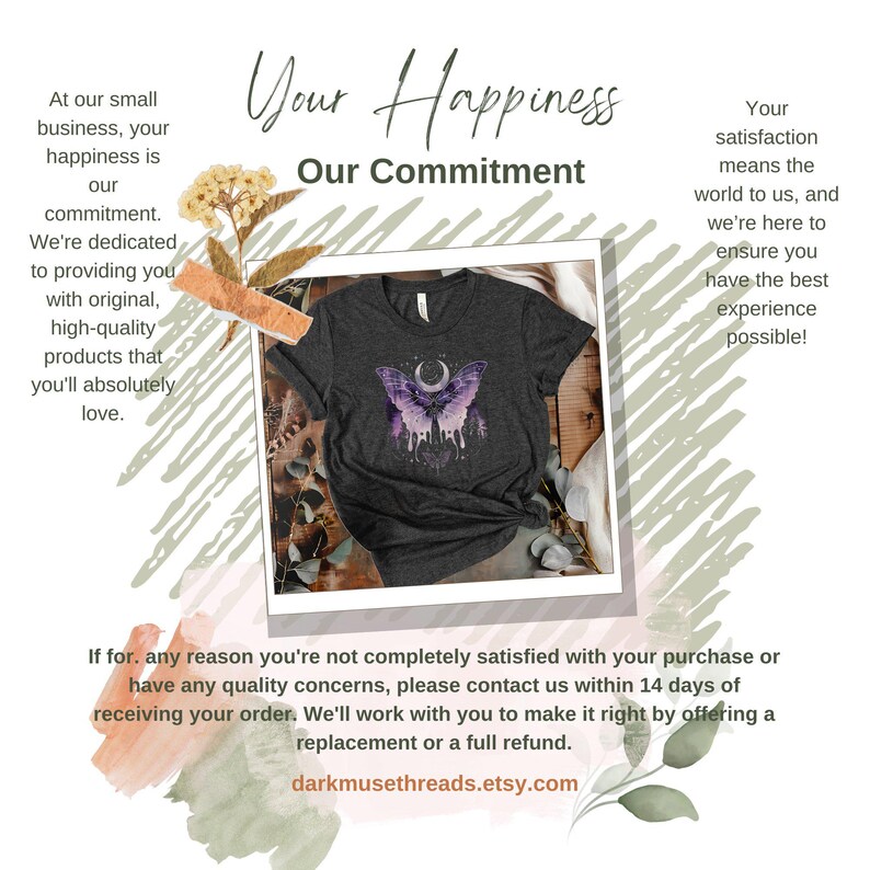 Dark Gothic Luna Moth Tee Moody Aesthetic Dark Aesthetic Whimsigoth Clothing Dark Cottagecore Luna Moth Gothic Clothes Gorpcore style tshirt afbeelding 9
