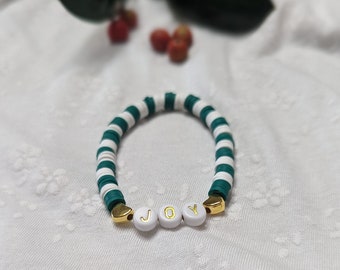 Christmas bracelets; Cute festive bracelets; Christmas friendship bracelets.