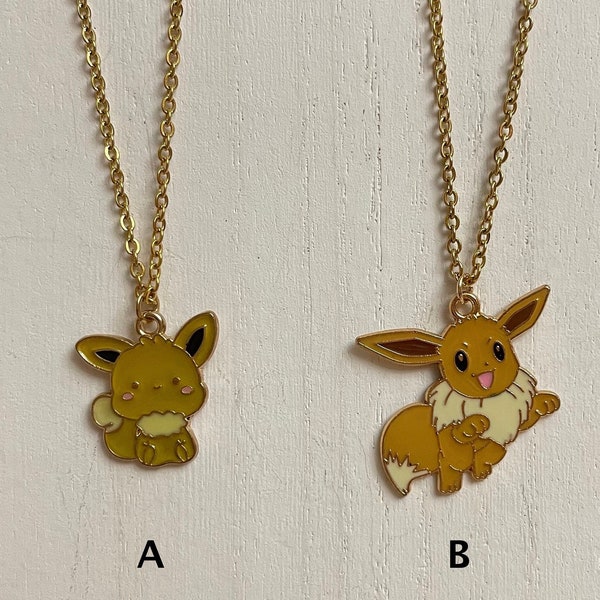 Pokemon: Eevee Necklaces and Earrings