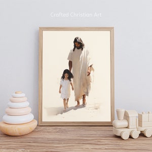 Daughters of Jesus - 1, Daughter of the King, Scripture Wall Art, Modern Christian Art, Modern Bible Print, Digital Print