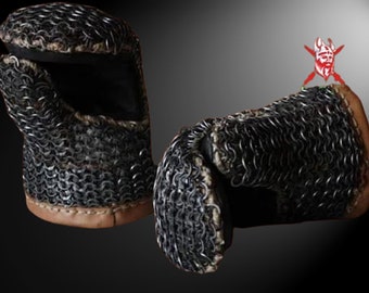 Chainmail Gloves ,Padded Chainmail Gloves ,Larp battle gloves, Mother's Day Gifts