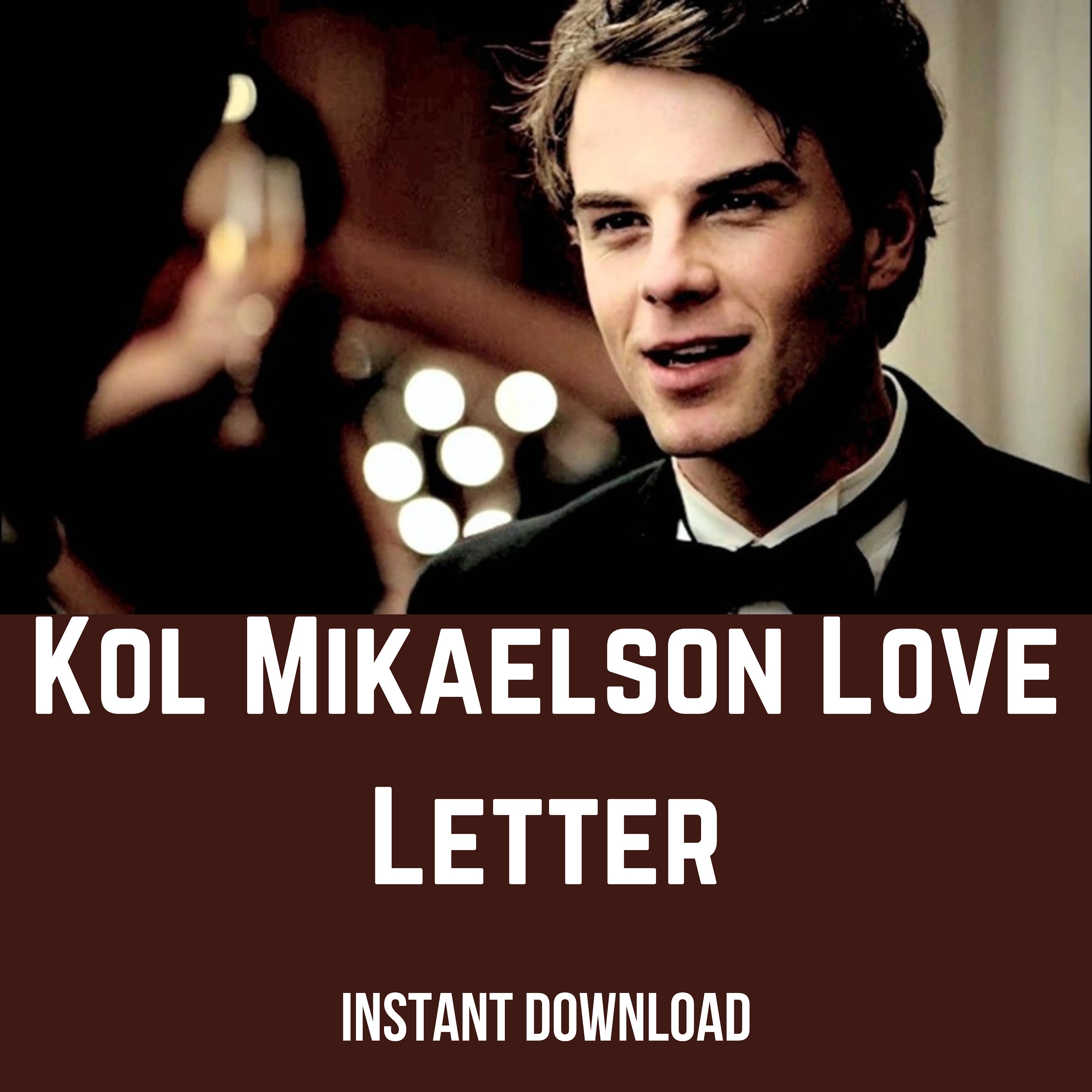 TO Kol Mikaelson  Nathaniel buzolic, Vampire diaries movie, The originals