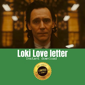 Loki Liebesbrief | Loki merch | marvel merch