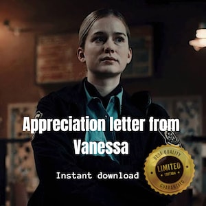 Dankesbrief von Vanessa | FNAF | FNAF merch | FNAF Freundschaftsbrief