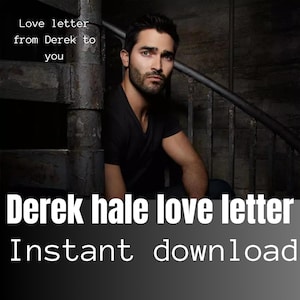Derek heil Liebesbrief | Liebesbrief Teen Wolf | von Derek an Sie | Wolf Wolf Geschenk