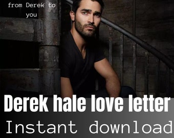 Derek Hale Love Letter | Teen Wolf Fan Gift (Digital Download)
