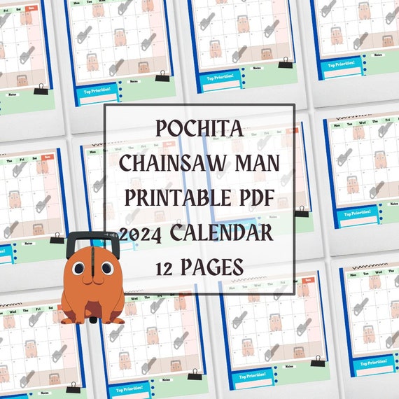 CHAINSAW MAN PDF TEMPLATES SHOWCASING 
