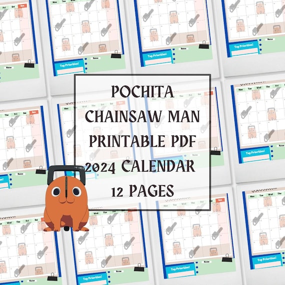 CHAINSAW MAN PDF TEMPLATES SHOWCASING 