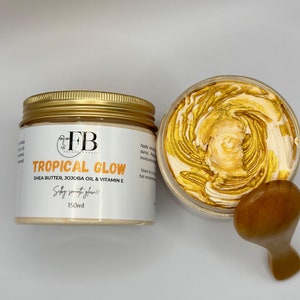 Creamy Whipped Body Butter With Shea Butter, Mango Butter, 100% Natural Moisturizer For Skin, Face And Body, vegan, cruelty free, gift. 120g
