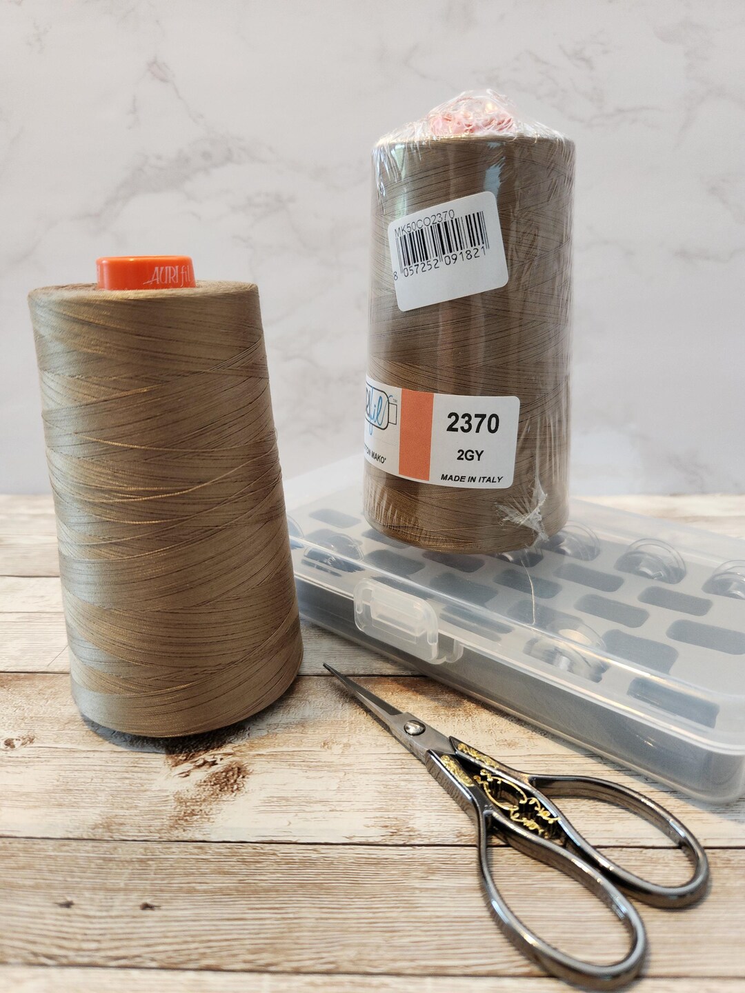 Sandstone Thread Aurifil Thread, Sandstone, # 2370 50wt Cone, 100% Cotton, Piecing ...