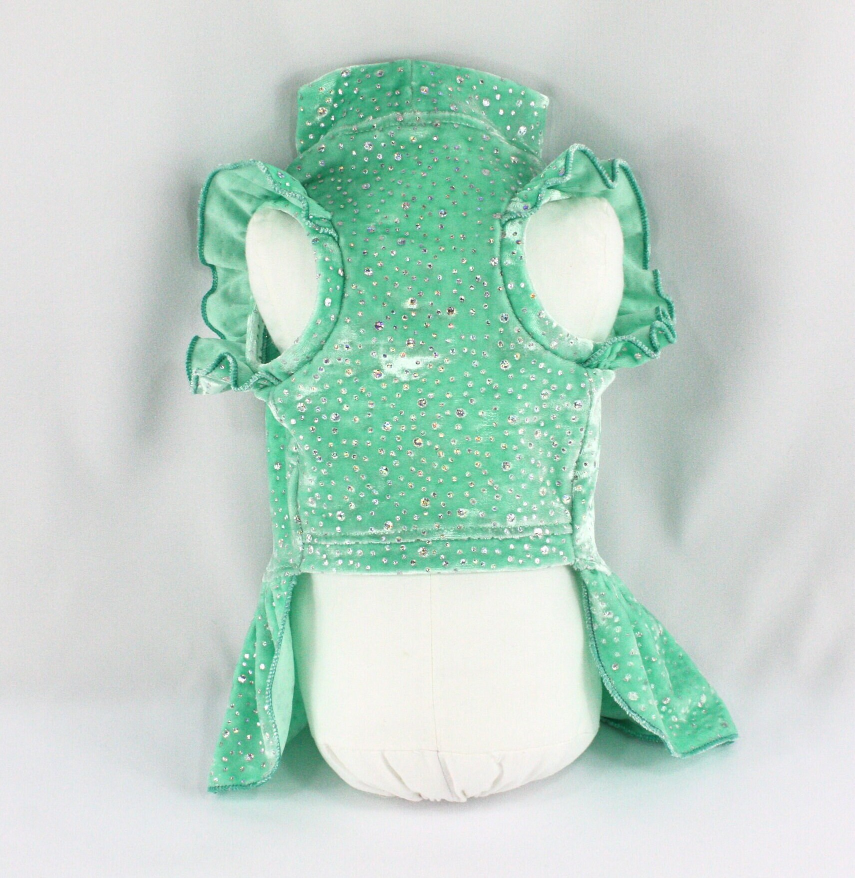Mint Green Sparkle Dot Dog Dress, Stretch Crushed Velvet, Comfortable Pet Outfit - Etsy Mint Green Sparkle Dot Dog Dress, Stretch Crushed Velvet, Comfortable Pet Outfit - Etsy