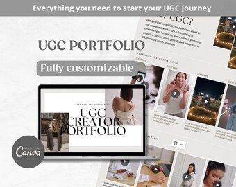 UGC Portfolio Template Canva