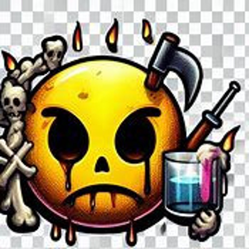 Cursed Emojis PNG Bundle 4 Unique Designs With Transparent Cursed Emojis PNG Bundle 4 Unique Designs With Transparent