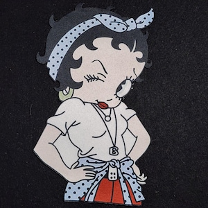 Betty Boop Fashion Girl patch, Iron On  patch
