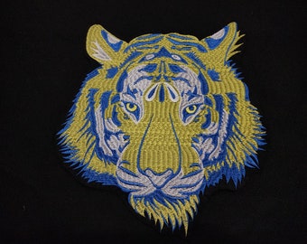 Tiger patch, Fashion Animal patch, Iron on Embroidered patch