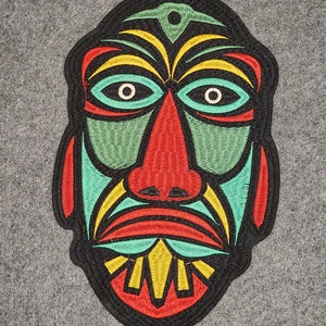 Embroidered Mask patches, Iron on Patches