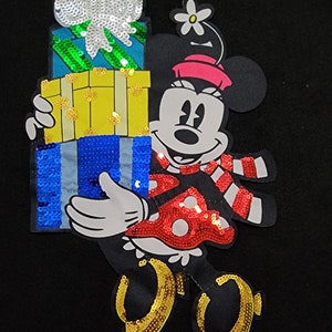 Sequin Fashion patches, Iron on Mickey Mouse patch