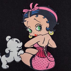 Betty Boop Fashion Girl patch, Iron On  patch