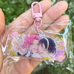 Porte-Clés Alien Stages Till & Ivan – Figurine Anime Acrylique, Lot De 2, Pendentif Mignon Pour Sac à Dos, Cadeau Fan !