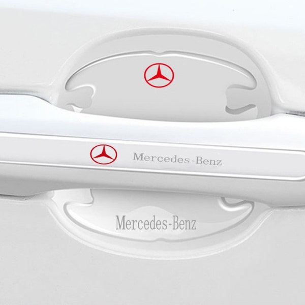 Manija de puerta mercedes transparente, protección de manija Mercedes, protector de puerta Mercedes, accesorio de puerta Mercedes, accesorio Mercedes