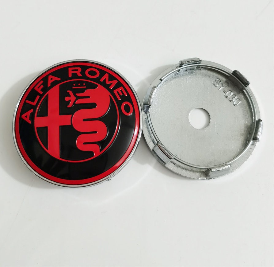 thumbnail interactive-video image 1 of ROTA Wheels Center Caps | Silver | For Alfa Romeo | Set Of 4 | Replacement RB Series 1 of 3