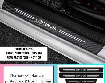 Car sills protector, Toyota threshold protector, Toyota stuff protector, Toyota car door stuff protector, Toyota sills protector