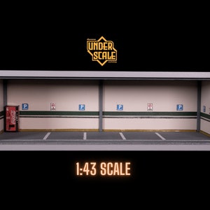 Diorama Parking showcase 1:43 scale