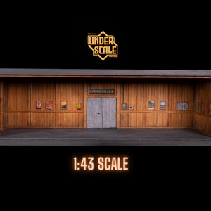 1:43 car diorama showcase