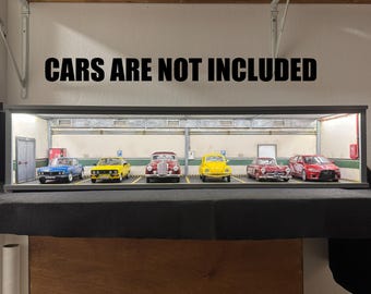 Diorama Parking Lot 1:18 Scale Car Showcase - Model Display