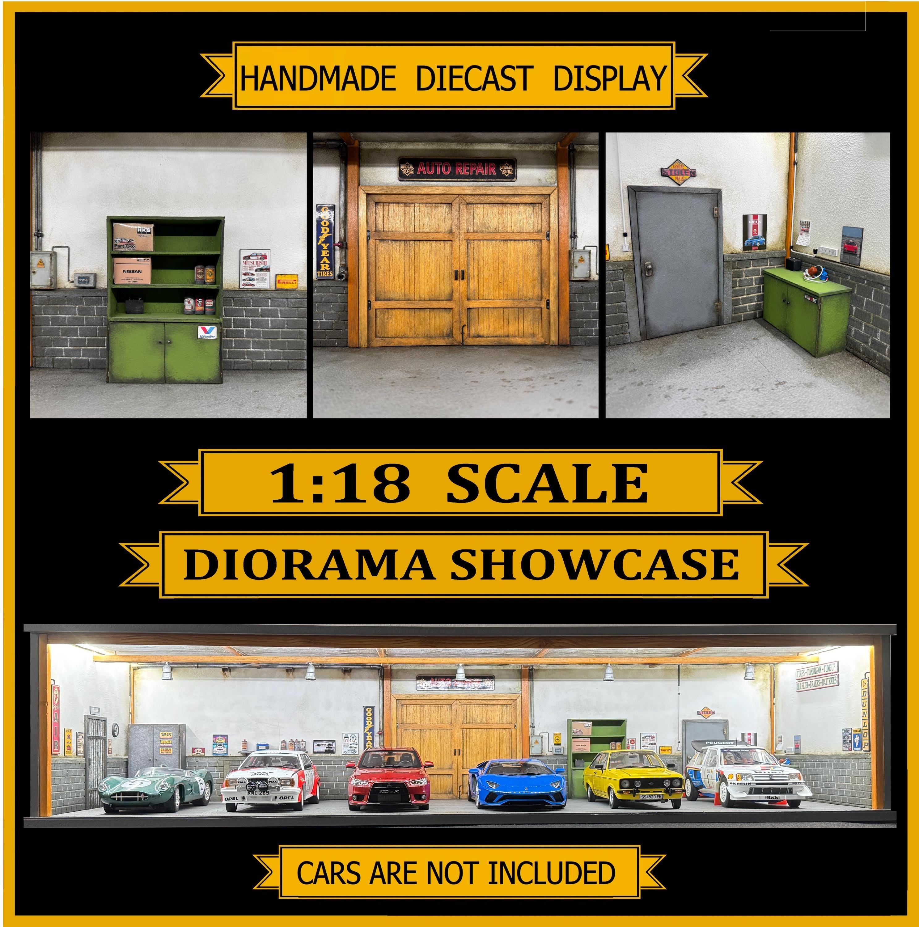 ★ Diorama Garage Plate　　　　　　　　　　　　　　【数限】 ☆ Diorama Garage Plate【数限】
