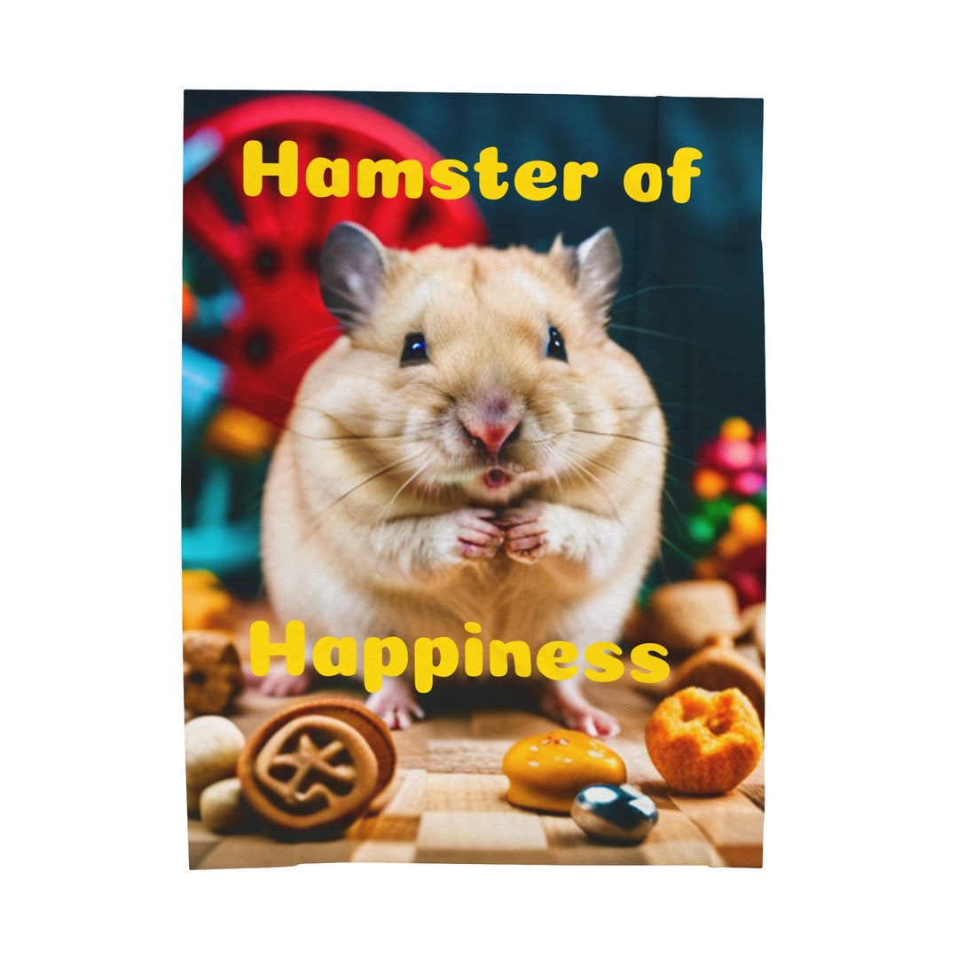 Cozy Comfort: the 'hamster of Happiness' Velveteen Plush Blanket for ...