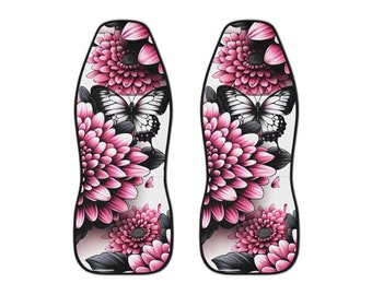 Elegant Floral Butterfly Car Seat Cover Car Seat Covers Gift