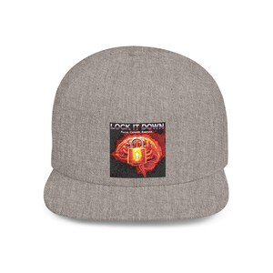 Lock It Down Snapback Hat | Focus Commit Execute | Motivational Gym Cap | Fearless Focus Apparel | Discipline Over Distraction | image 7