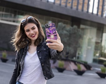 Durable Tough Phone Case - 'The Queen is Here!' Design with Regal Fireworks" Tough Phone Case Gift