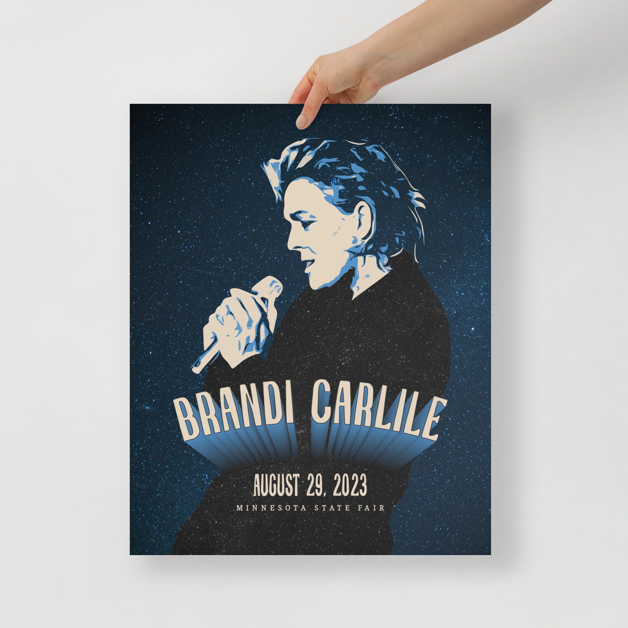 Brandi Carlile Poster Minnesota State Fair Concert Etsy