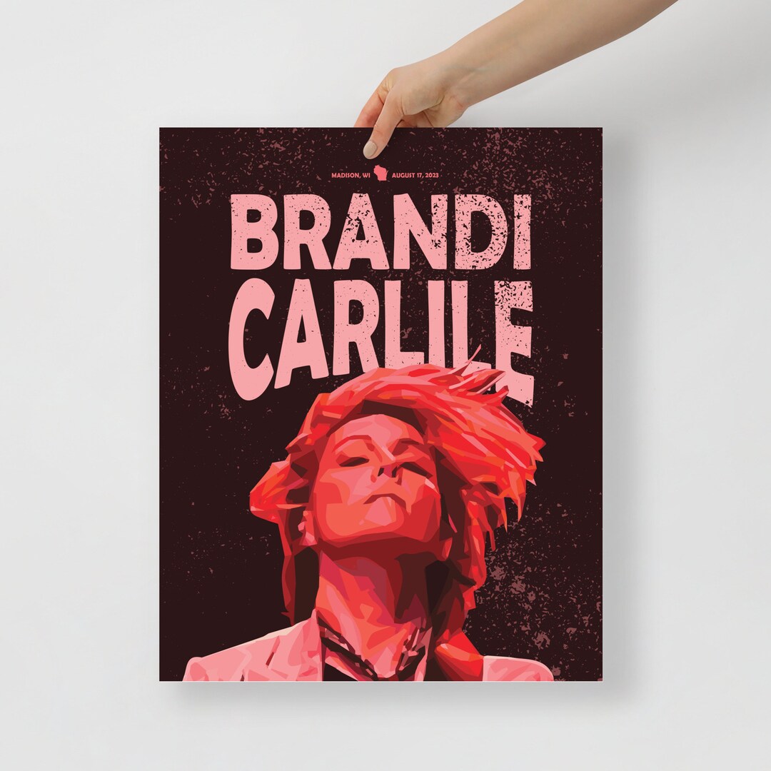 Brandi Carlile Poster Madison, WI Concert Commemorative Digital Art