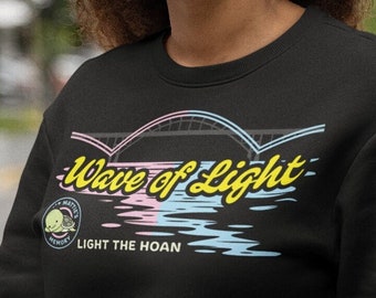 Mattie's Memory Wave of Light, Light the Hoan Bridge Sweatshirt, Milwaukee Wisconsin Infant & Pregnancy Loss Charity, Graphic Sweatshirt