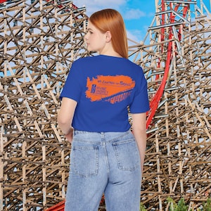 IOE OG Woodie Tee, UK Only, Back Graphic, Roller Coaster T-Shirt, Theme Park Shirt, Coaster Enthusiast Gift, Amusement Park Apparel