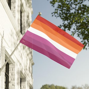 Lesbian 7 Stripe Pride Flag, LGBTQIA+ Pride Flags, LGBTQ+ Leather Pride, Wall Art, LGBTQ Pride, Home Decor, lbgt Gift, Lesbian Pride Flag