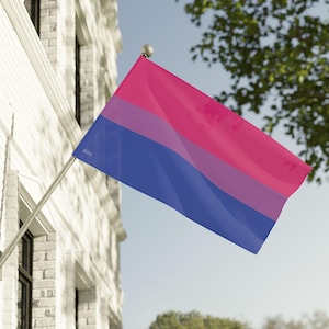 Bisexual Pride Flag, LGBTQIA+ Pride Flags, Wall Art Print, Decor, LGBTQ Pride Decor, Home Decor, LGBT Gift, Bi Pride Flag, Bisexual Flag