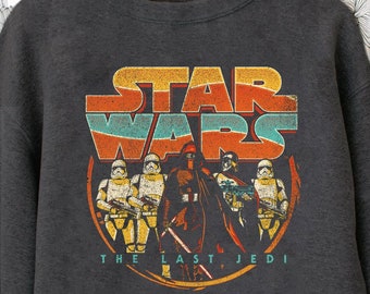 Retro Disney Star Wars Shirt | Last Jedi Vintage Retro Kylo Ren Graphic T-shirt | Galaxy'S Edge | Star Wars Day Tee | Star Wars Celebration