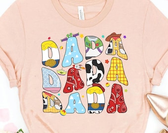 Disney Pixar Toy Story Vatertag Shirt | Woody Buzz Lightjahre T-Shirt | Papa und Sohn T-Shirt | Disneyland Reise Familien Outfits | Cooles Papa Geschenk