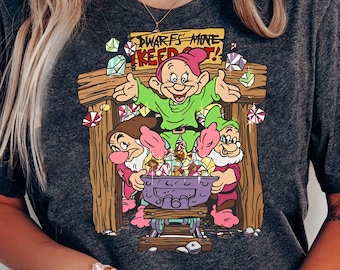 Vintage Grumpy Dopey Dwarfs Mine Keep Out Shirt | Snow White And Seven Dwarfs T-shirt | Disneyland Matching Tee Disney Gift | WDW Outfits