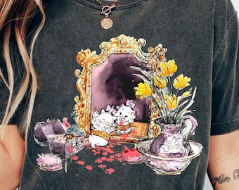 Vintage Disney Aristocats Sweatshirt | Berlioz Toulouse T-shirt | Retro Marie Aristocats Tee | Disneyland Reise T-Shirt