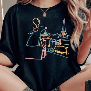 Disney Pixar Ratatouille Retro Shirt | Funny Remy Anyone Can Cook T-Shirt | Remy Paris Disney Tee | Disneyland WDW Trip Family Outfits