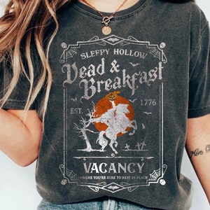 Disney Headless Horseman Shirt | Sleepy Hollow Dead And Breakfast Vacancy Tshirt | Mickey's Not So Scary | Disneyland Family Halloween Trip