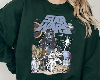 Retro Disney Star Wars A New Hope Faded Shirt | T-Shirt | May The 4Th Be With You Tee | Disneyland Trip Shirts, Galaxy's Edge Tee