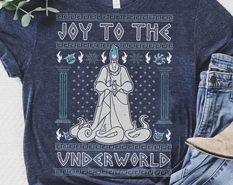Retro Hades Joy To The Underworld Ugly Sweatshirt | Disney Hercules Villains T-shirt | Disneyland Trip Tee | Disneyland Family Trip | Disney
